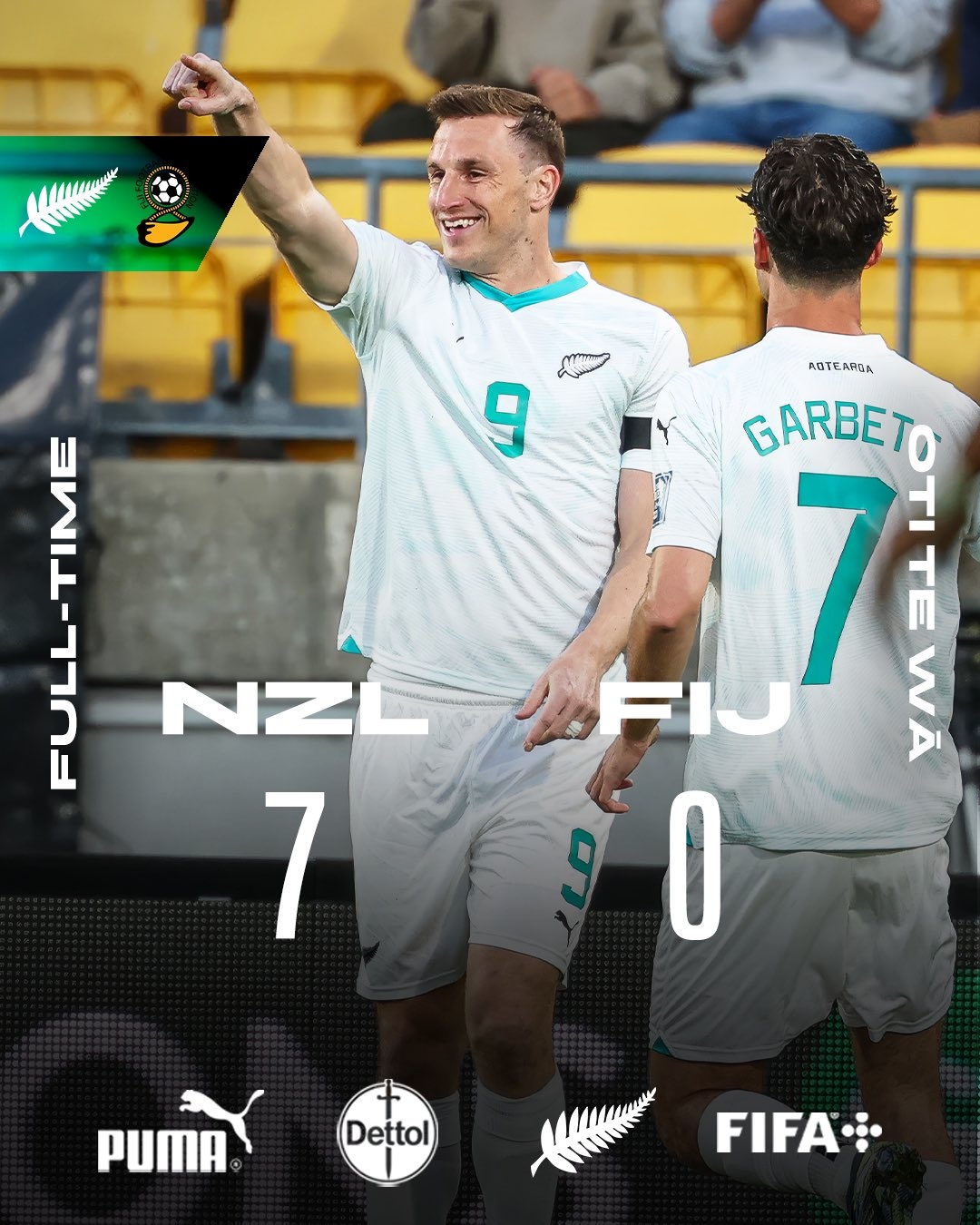  距世界杯一步之遙！新西蘭7-0進(jìn)大洋洲決賽，其FIFA排名高國(guó)足1位