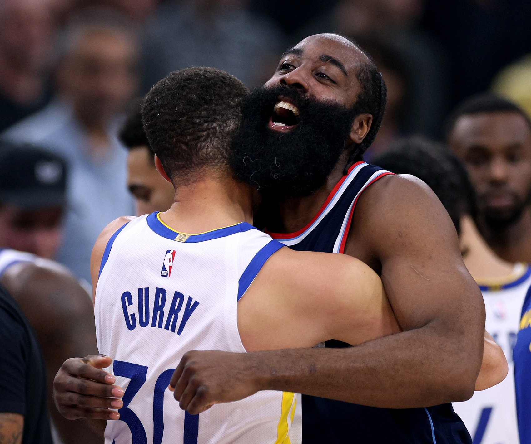  諸神黃昏！庫(kù)里哈登先后50+ NBA歷史首次兩名35歲以上球員轟50+！