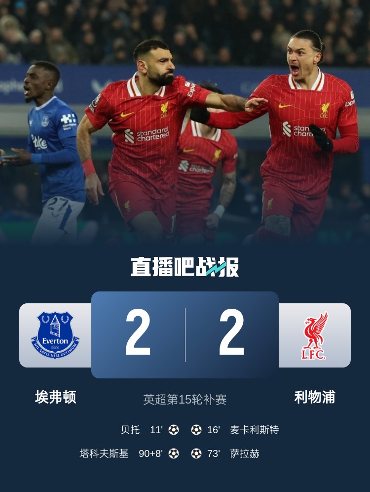  劉語熙評默西塞德德比：場面勝過比分，奧利弗又一次當“主角”