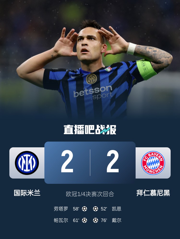  黑色3分鐘！拜仁3分鐘丟2球遭國(guó)米淘汰 去年3分鐘丟2球遭皇馬絕殺